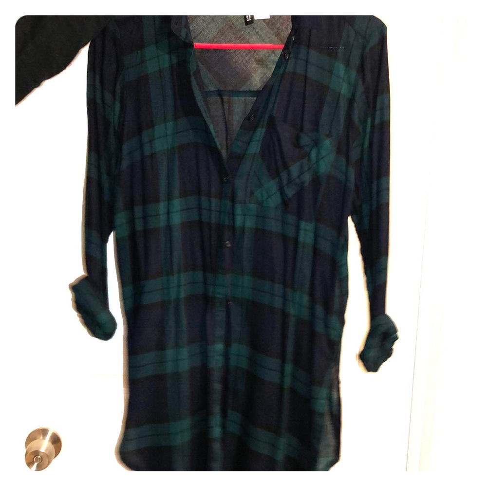 Button up flannel shirt
